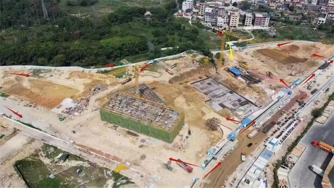 龙胜县中建八局项目塔吊监控安装